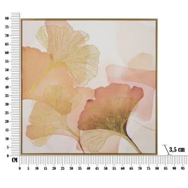 Tkanina drukowana z ramą 80x3,5x80 cm